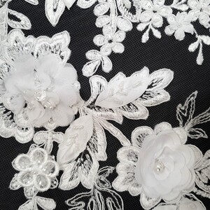 HAFT NA TIULU 3D ZDOBIONY