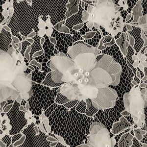 KORONKA FRANCUSKA ZDOBIONA 3D