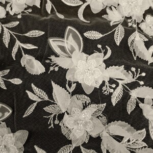 HAFT NA TIULU ZDOBIONY 3D