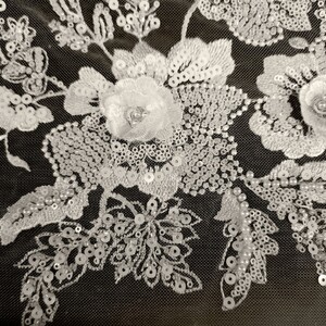 HAFT NA TIULU ZDOBIONY 3D