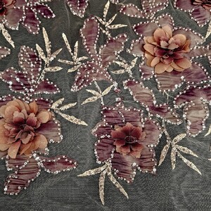 HAFT NA TIULU ZDOBIONY 3D