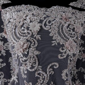 HAFT NA TIULU ZDOBIONY 3D