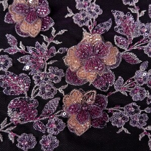 HAFT NA TIULU ZDOBIONY 3D